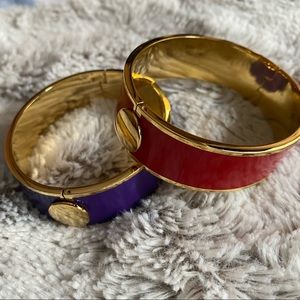 SOLD Halcyon Days Buckled Bangles